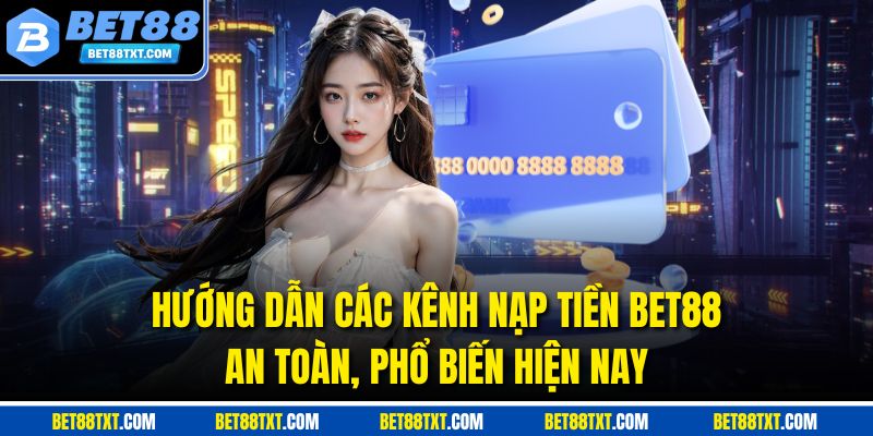 Hướng dẫn các kênh nạp tiền BET88 an toàn, phổ biến hiện nay