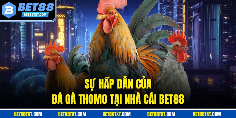 Sự hấp dẫn của đá gà Thomo tại nhà cái BET88
