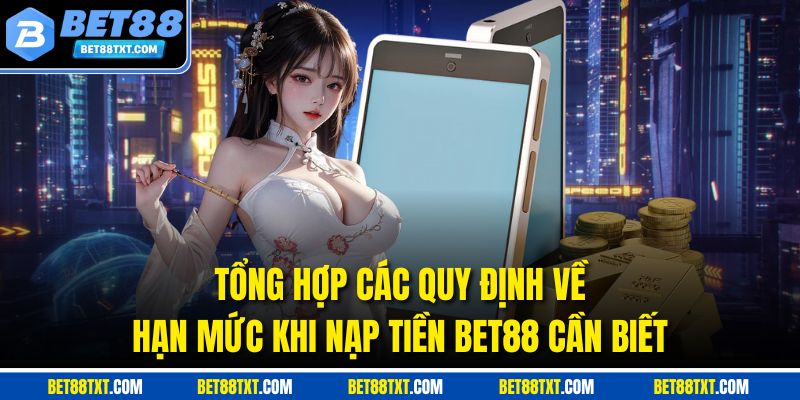 Tổng hợp các quy định về hạn mức khi nạp tiền BET88 cần biết